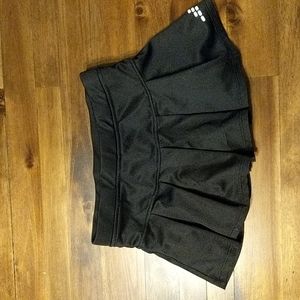 Girls black tennis skirt size small